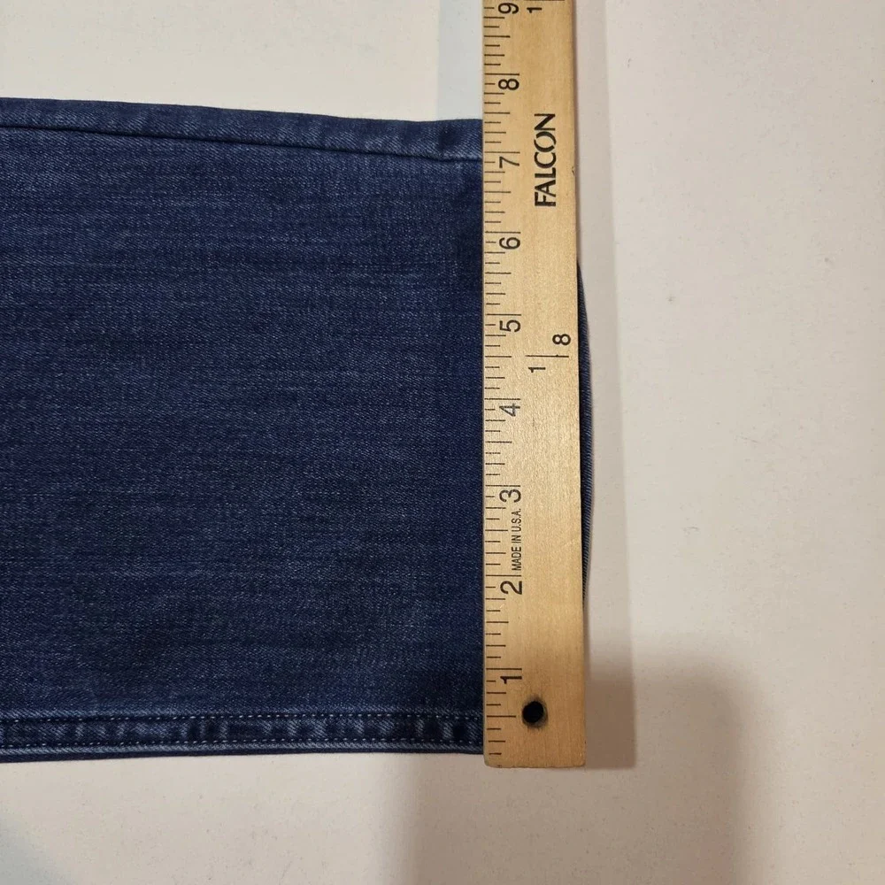 Mugsy Straight Blue Kinzies Med Wash Jeans Mens 40x30(38x30) Stretch Denim